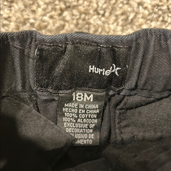 Hurley Black and Gray Kids Shorts - Picture 2 of 10